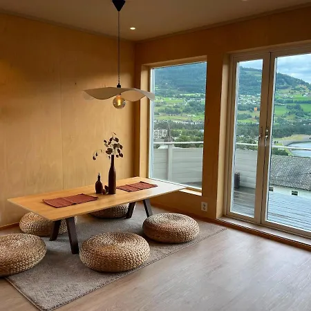 Panoramic Water Views - Modern - Free Parking * Voss