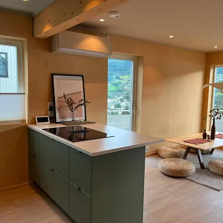 Panoramic Water Views - Modern - Free Parking Voss